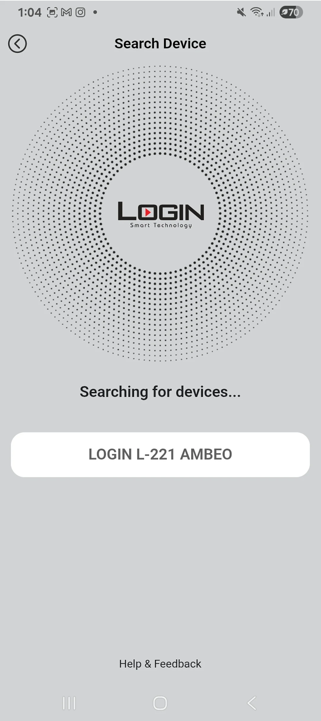 Login Vibe screenshot