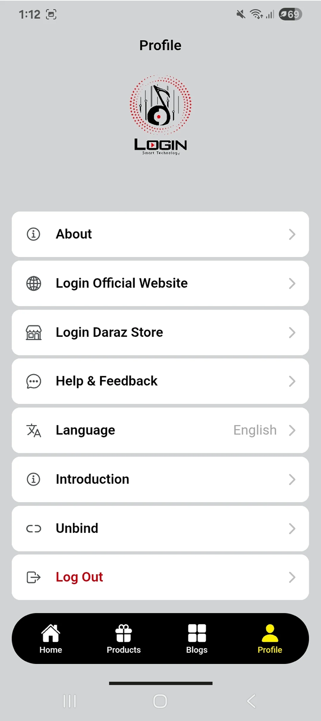 Login Vibe screenshot